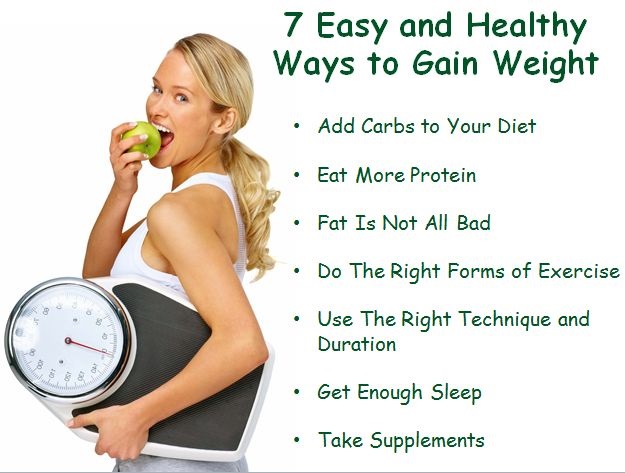 how to gain weight fast