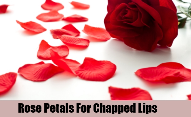 How to get rid of dry lips Rose Petals