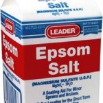 Natural remedies for anemia - Epsom salt